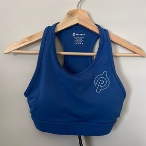 Peloton Pace High Neck Bra Bright Cobalt